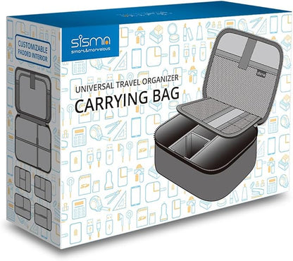 sisma Travel Electronics Organizer Small Carrying Case - Image 6