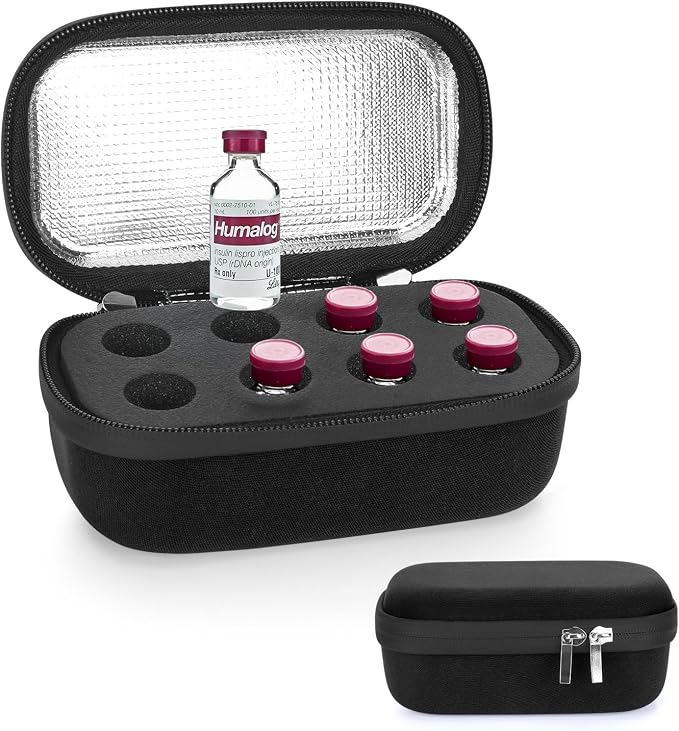 YOUSHARES Insulin Fridge Holder Storage Case Organizer, Insulin Vial Organizer by YOUSHARES