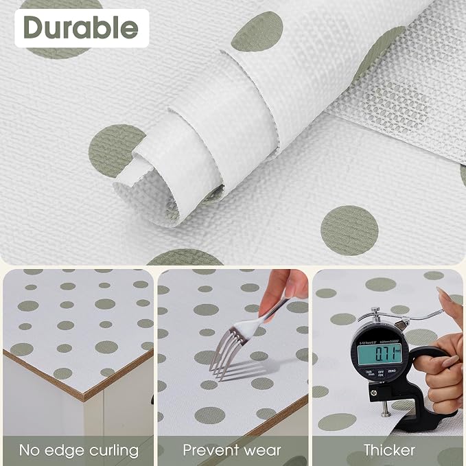 Drawer and Shelf Liner, Non-Slip Kitchen Cabinet Liners Non-Adhesive Thick - Image 5