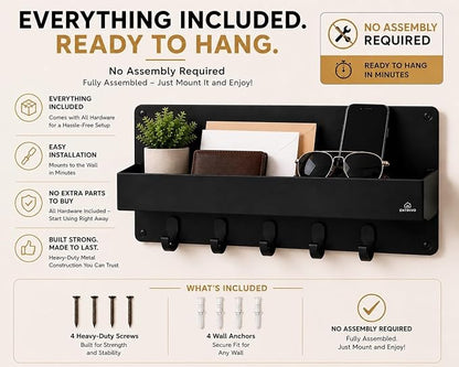 Modern Large Wall Mounted Key Holder - Image 9