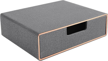 Stackable Organizer Drawer PU Leather Classic Handmade, Organize Home Office by RHCSZ