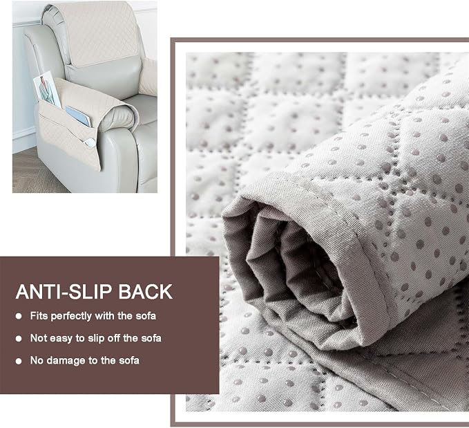 Waterproof Sofa Armrest Cover Headrest Cover - Image 4