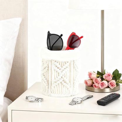 Glasses Holder for Nightstand, Boho Decor Eyeglass Case, Anti-scratch Plush - Image 4
