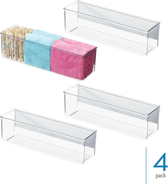 iDesign Magnetic Clear Plastic Organizer Bins - Image 2