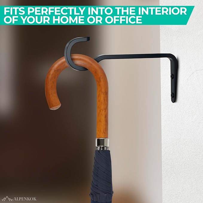 ALPENKOK Wall Mounted Plant Hanger, Metal Alloy Hooks, 6 inch | Plant Wall Hooks - Image 5