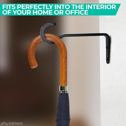 ALPENKOK Wall Mounted Plant Hanger, Metal Alloy Hooks, 6 inch | Plant Wall Hooks - Image 5