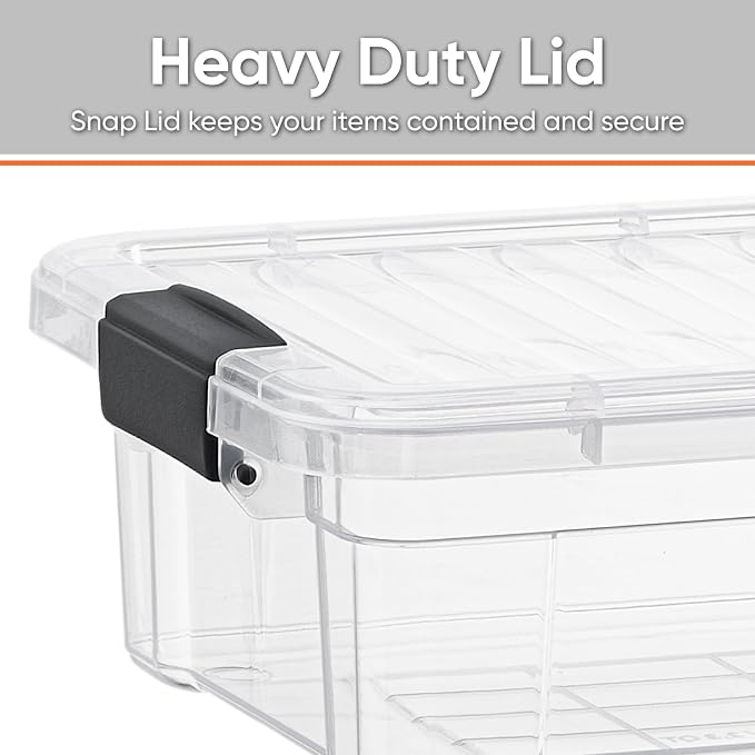 Superio Clear Storage Bins - Image 9