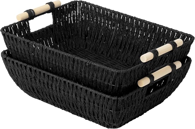 StorageWorks Large Wicker Storage Basket by StorageWorks