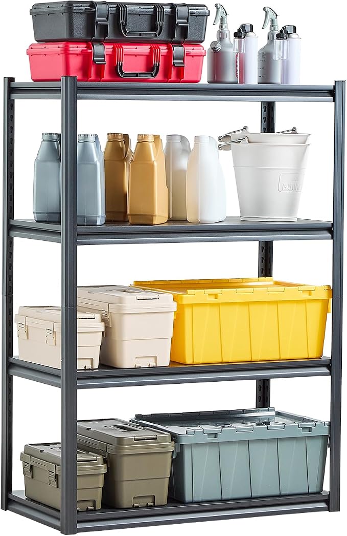 VEVOR Storage Shelves, 2400 lbs, 4 Tier Garage Storage Shelving by VEVOR