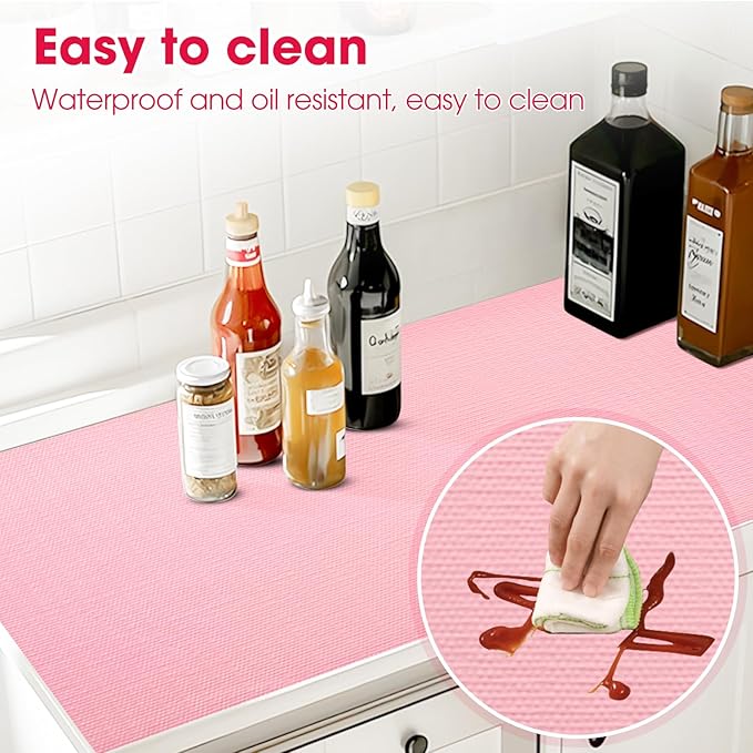 Drawer and Shelf Liner, Non-Slip Kitchen Cabinet Liners Non-Adhesive Thick - Image 3