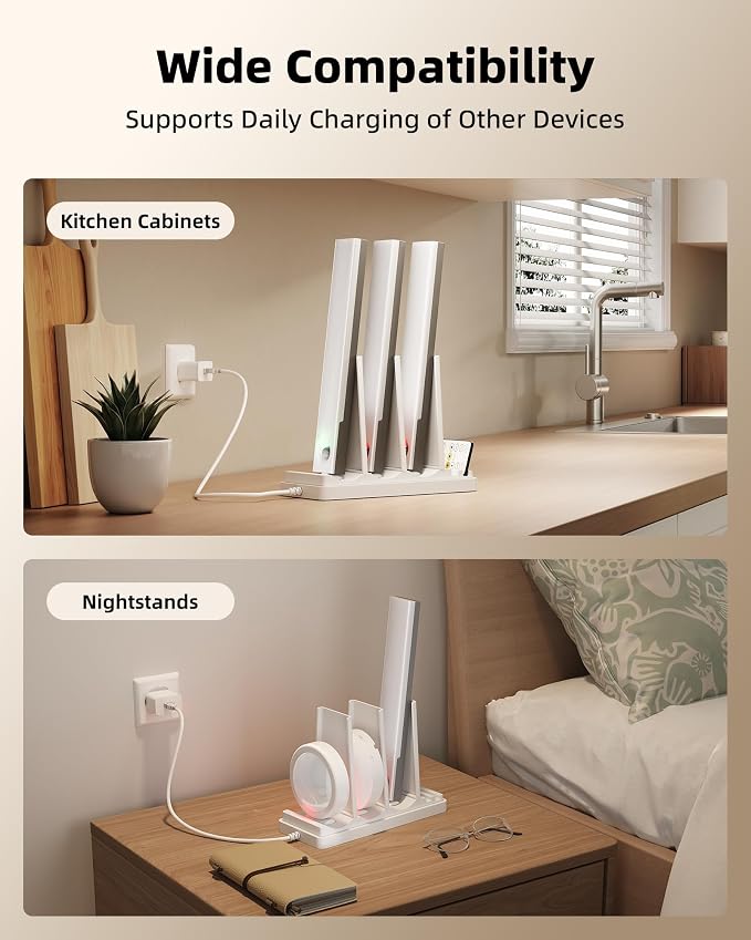 EZVALO Charging Station for Under Cabinet Lighting, Charging Base Compatible - Image 4