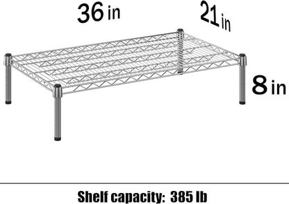 21" Deep x 36" Wide x 8" Height Wire Shelving Kit | 1-Tier | NSF Commercial - Image 3