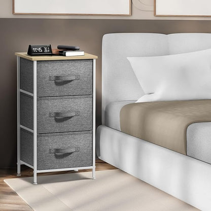 Sorbus Nightstand with 3 Drawers - Image 2