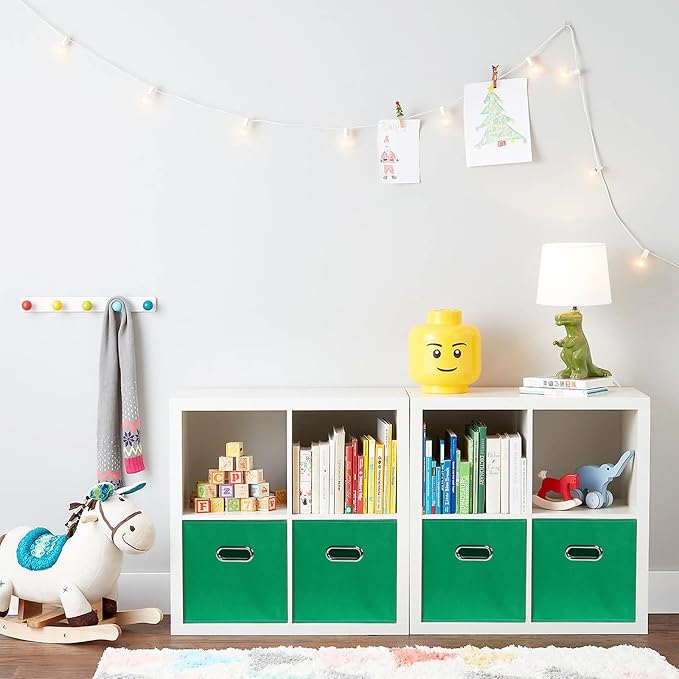 Fabric Cloth Storage Bins, Fabric Cube Bins Organizer - Image 5