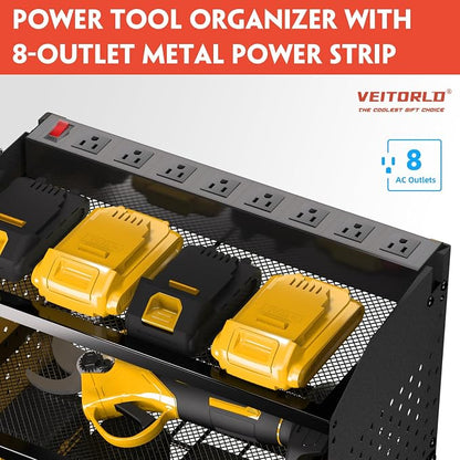 Veitorld Power Tool Organizer Wall Mount - Image 2