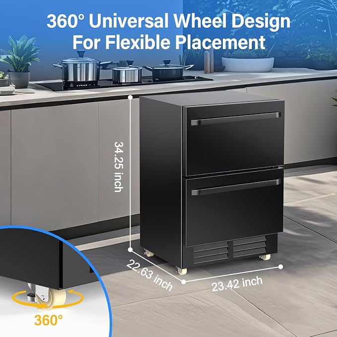 24 Inch Outdoor Refrigerator for Patio - Image 8