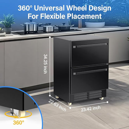24 Inch Outdoor Refrigerator for Patio - Image 8