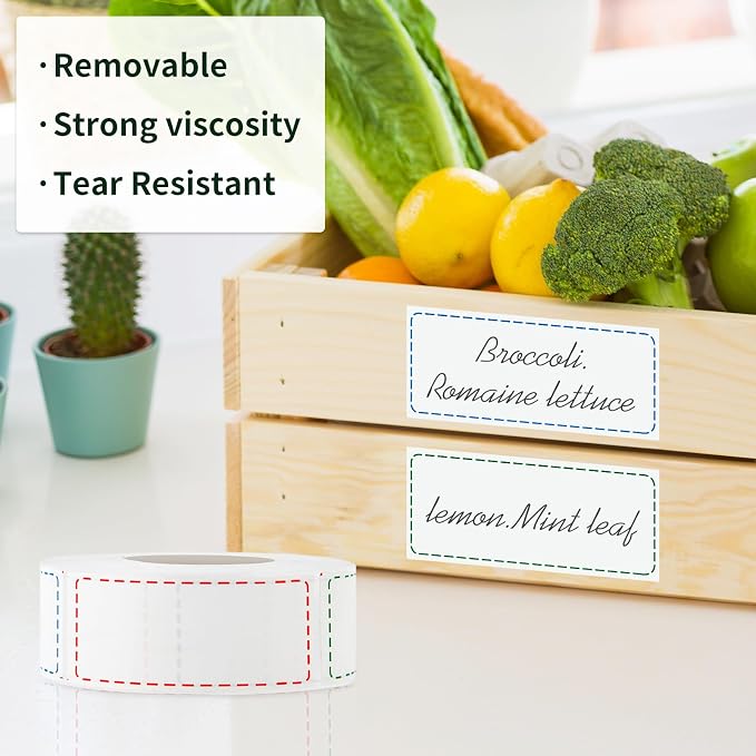 500 Removable Freezer Labels, 2 x 3 in, Waterproof Oil-Resistant Stickers | 500 - Image 4