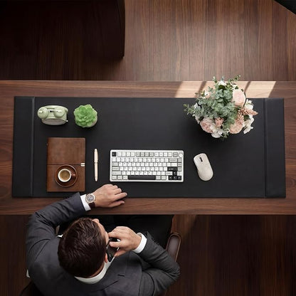 47.2 x 17 Inch Leather Desk Pad Protector - Image 5