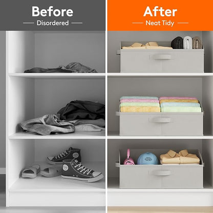 Lifewit Extra Large Trapezoid Closet Storage Bins - Image 6