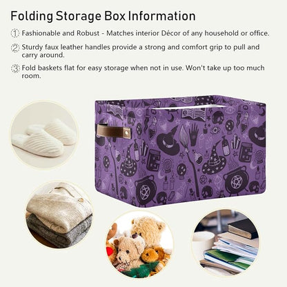 Halloween Witch Foldable Storage Basket - Image 5