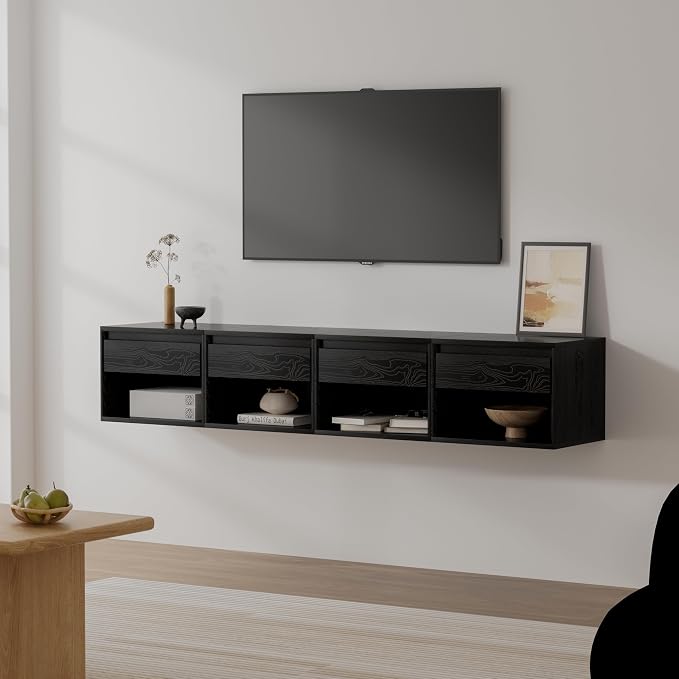 Floating Nightstand, Wall Mounted Bedside Table - Image 7