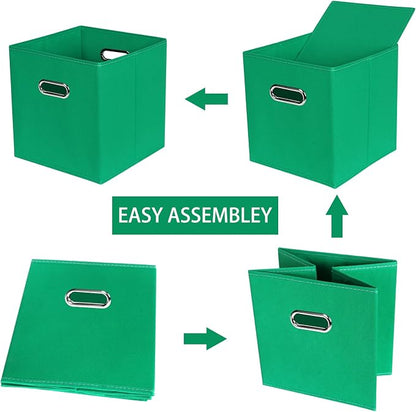 Fabric Cloth Storage Bins, Fabric Cube Bins Organizer - Image 6