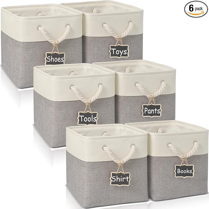 13x13x13 Storage Cubes Bins, Cube Storage Organizer Bins by Storageexperts