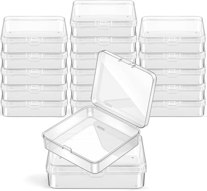 Jetec 18 Pieces Mini Plastic Clear Beads Storage Containers Box by Jetec