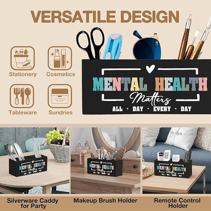Mental Health Matters Pen Pencil Holder Organizer - Image 6