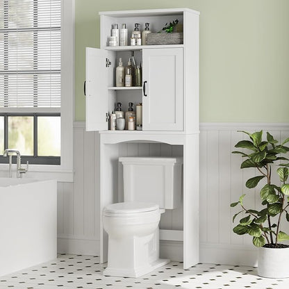 Over The Toilet Storage Cabinet, Over Toilet Bathroom Organizer by MXARLTR