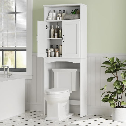 Over The Toilet Storage Cabinet, Over Toilet Bathroom Organizer by MXARLTR