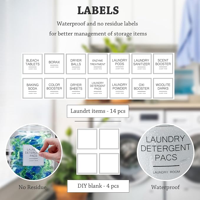 Laundry Pods Glass Jars - Image 3