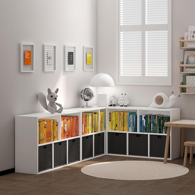 Wooden 5 Cube Storage Organizer - Image 6