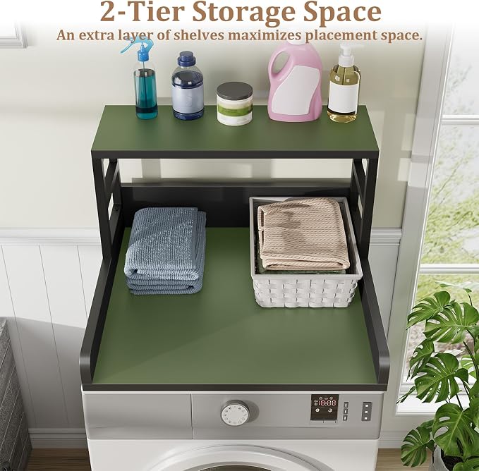 Washer Dryer Countertop with Shelf, 23.62″D x 23.62″W x 16.57″H, Countertop - Image 5