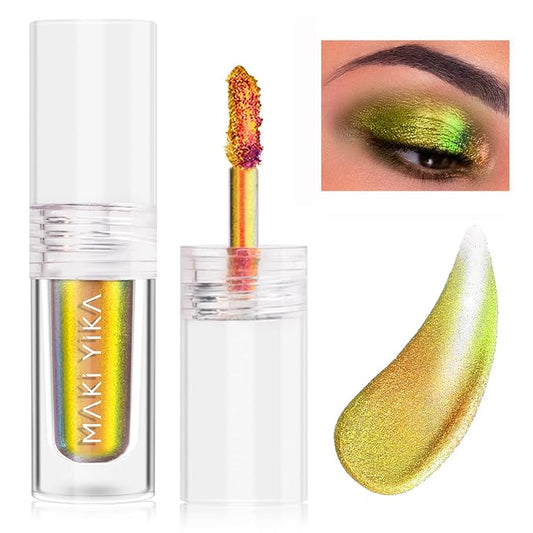 MAKI YIKA Liquid Eyeshadow Chameleon Metallic Eyeshadow Color Shifting Highly by MakiYikaBeauty
