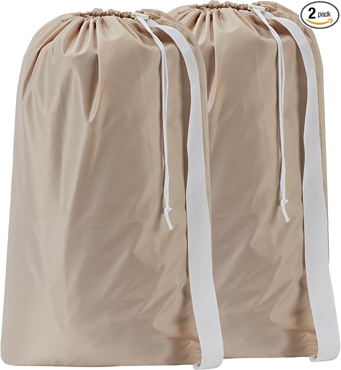 HOMEST 2 Pack XL Nylon Laundry Bag by HOMEST