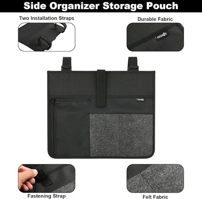 Cosmos Armrest Chair Side Organizer Bedside Caddy Organizer Bed Buk Storage Bag - Image 4