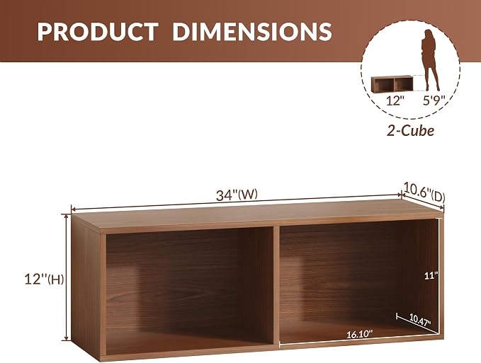 IOTXY DIY Modular Cube Bookcase - Image 3