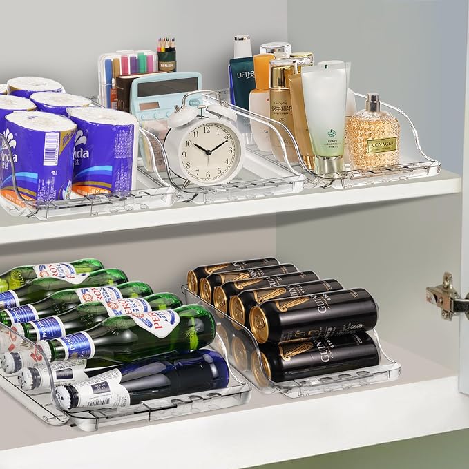 Clear Width Adjustable Soda Can Organizer - Image 4