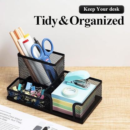 M&G Mesh Pen Holder Desk Organizers Pencil Holder - Image 2