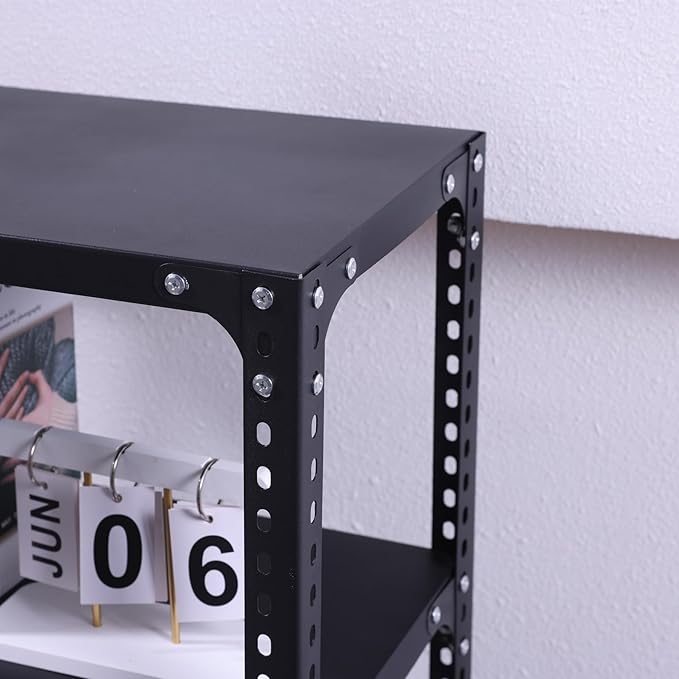 2 Layer Metal Storage Rack, Heavy Duty Adjustable Metal Rack Unit, Suitable - Image 4
