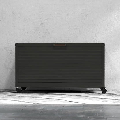 MIRADOR 134 Gallon Outdoor Storage Box Waterproof, Metal Deck Box - Image 6