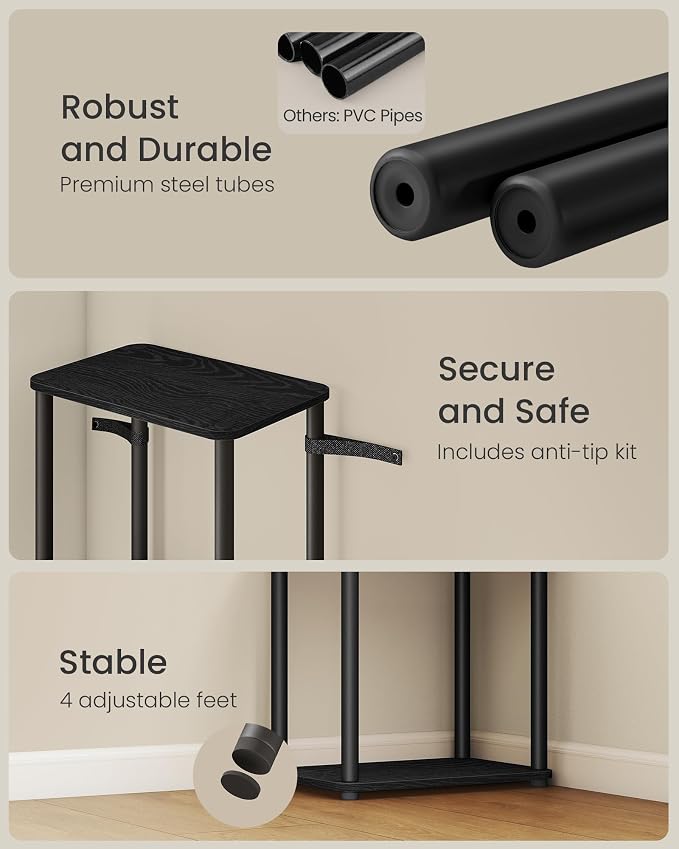 VASAGLE Superfast Toolless Assembly, 3-Tier Shelf - Image 6