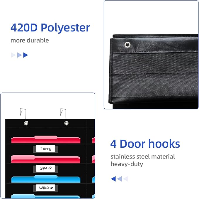 REGELETO 24 Pockets File Storage Pocket Chart - Image 7
