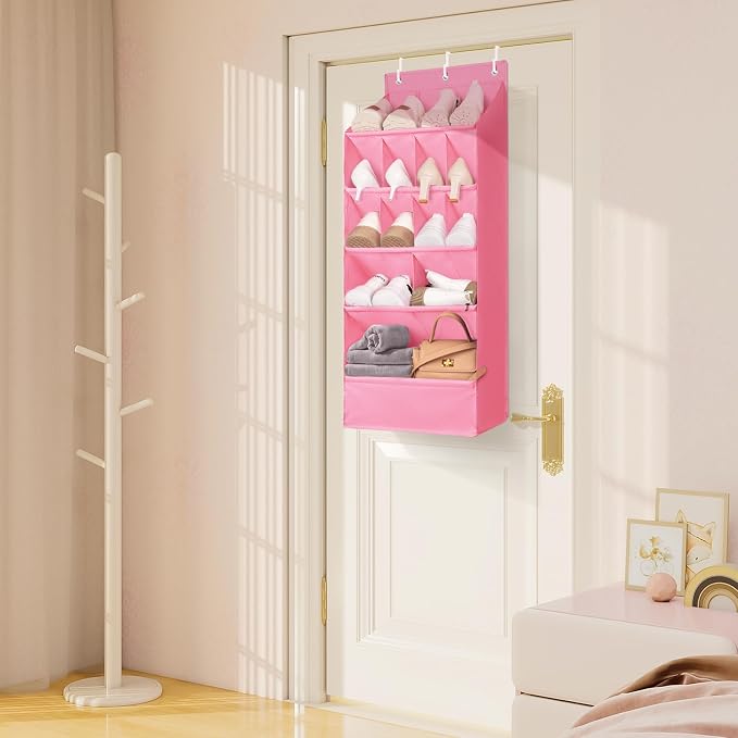 FENTEC 1 Pack Over-the-Door-Shoe-Organizers, Hanging Shoe Organizers - Image 7