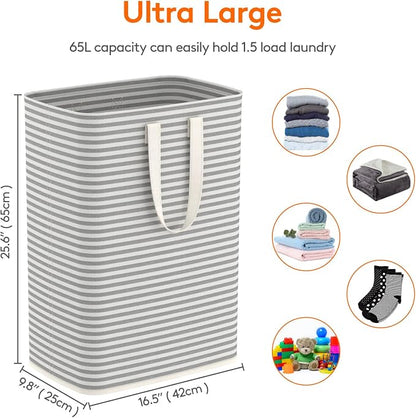 Lifewit 1 Pack Laundry Basket 65L Each, Collapsible Clothes Hamper - Image 3