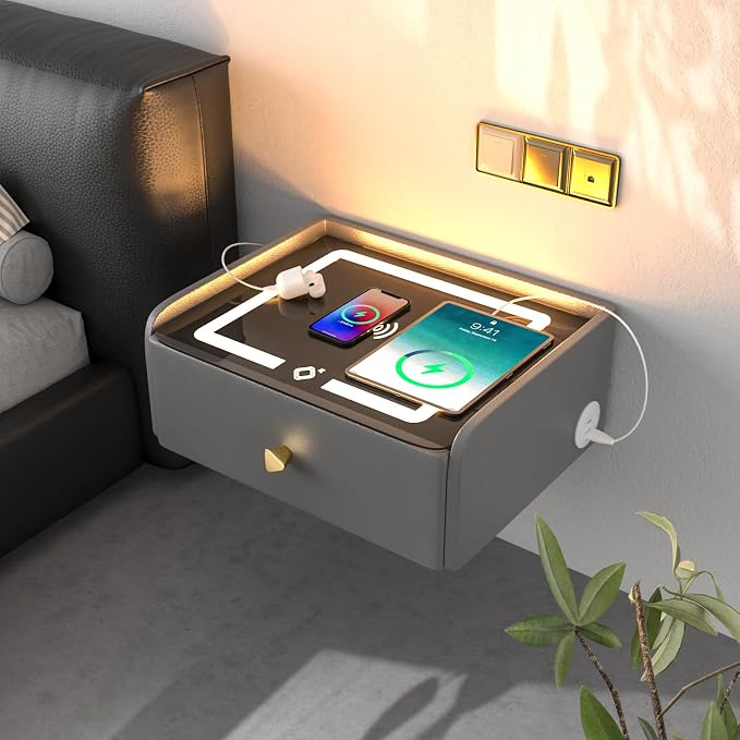 HOMEMORE Floating Nightstand by HOMEMORE