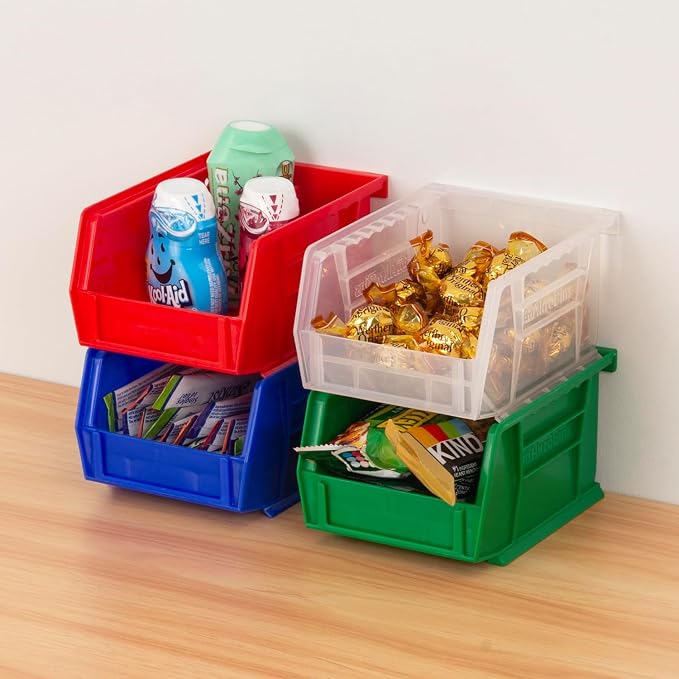 Akro-Mils 30210 AkroBins Plastic Storage Bins, Space-Saving Stackable Bins - Image 9