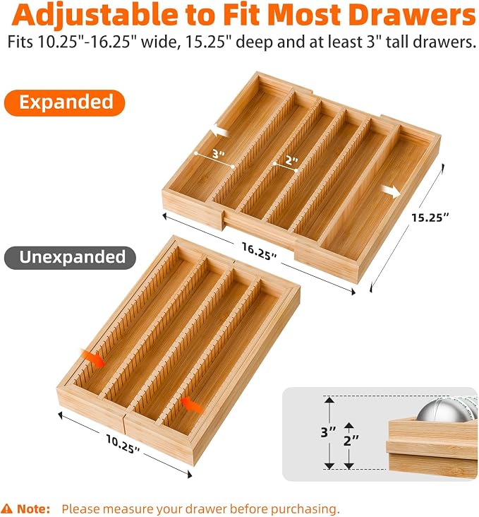 Simple Trending Bamboo Coffee Pod Holder Drawer, Expandable K Cup Pod Storage - Image 3